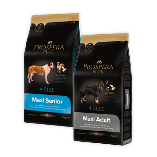Prospera Plus gamme d'alimentation standard pour chiens