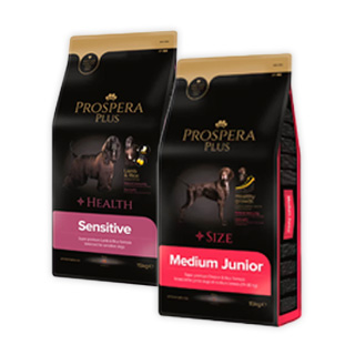 Prospera Plus gamme d'alimetations diététiques pour chiens