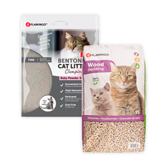 Flamingo gamme de litieres pour chats