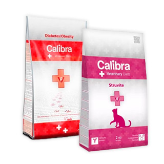 Calibra gamme d'aliment diététiques pour chats