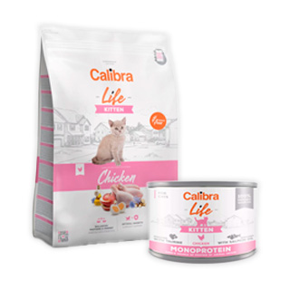 Calibra gamme d'aliments pour chatons