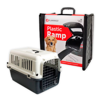Flamingo assortiment reis, fiets- en autoaccessoires voor honden